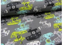 Jersey - Boot grau lime